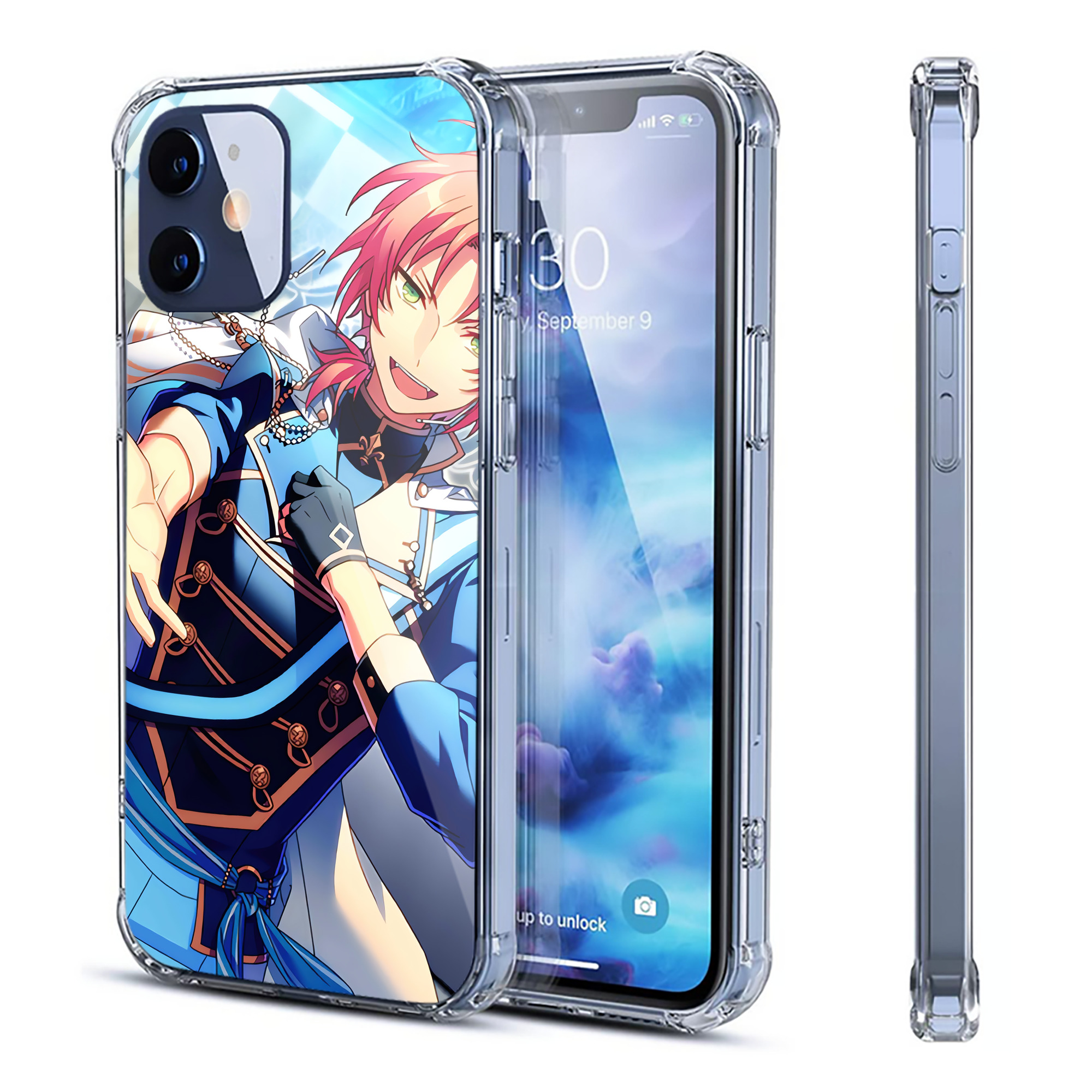（画像用） あんさんぶるスターズ! Ensemble Stars 【iPhone 12シリーズ対応】透明スマホケース（クリアソフトケース）